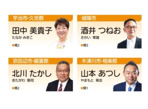 【4月9日投票】京都府議会議員選挙