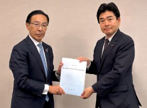 西脇京都府知事から、政策提言