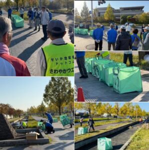 ｢さわやかｳｴｽﾄ｣清掃ﾎﾞﾗﾝﾃｨｱ､笠置きずな文化祭