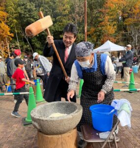 友が丘自治会餅つき大会